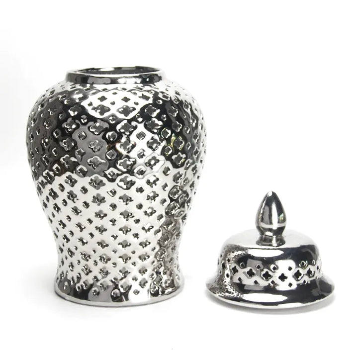 Vase à Fleurs en Céramique | Design Sculpté et Évidé - Maison Vase