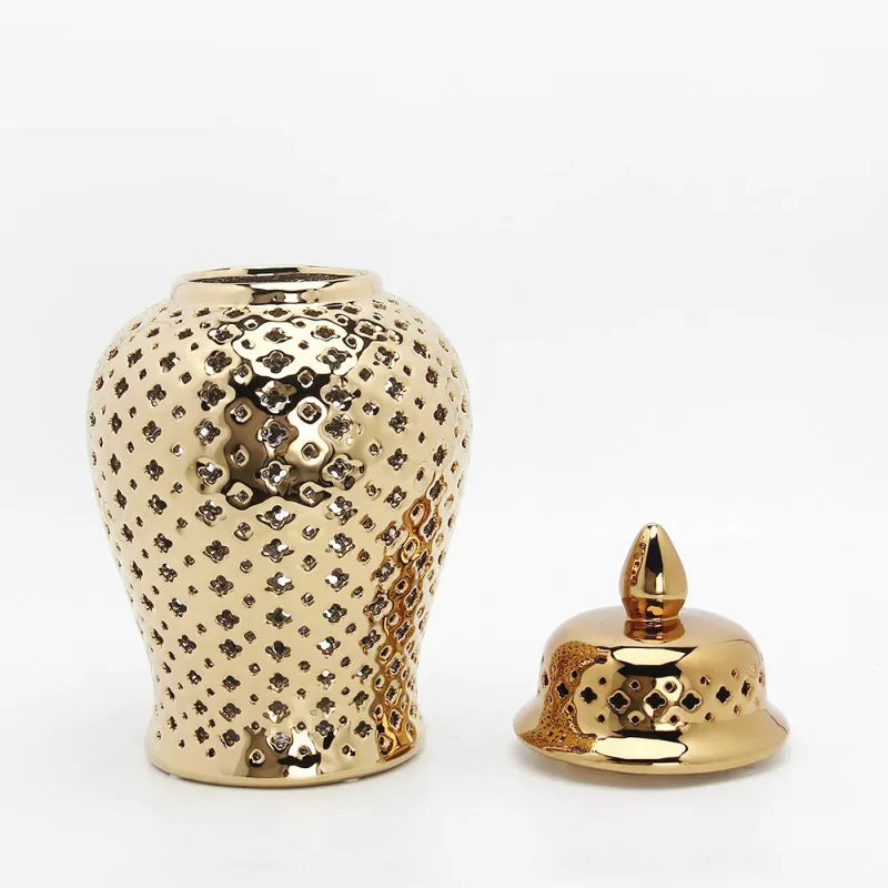 Vase à Fleurs en Céramique | Design Sculpté et Évidé - Maison Vase