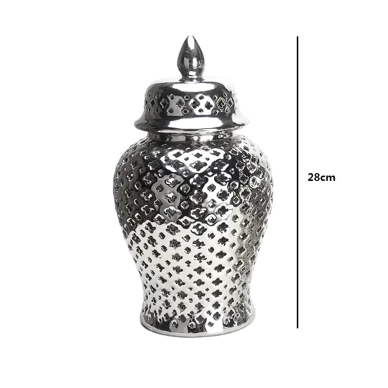 Vase à Fleurs en Céramique | Design Sculpté et Évidé - Maison Vase
