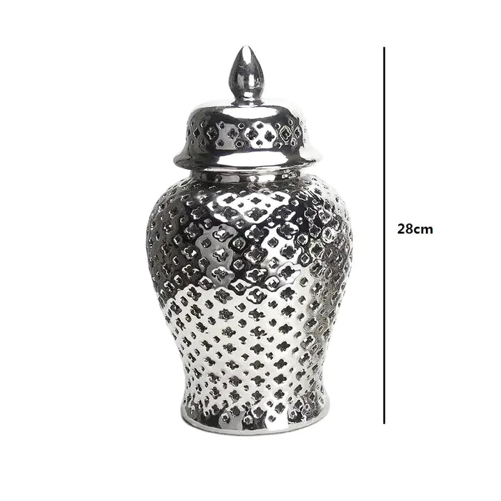 Vase à Fleurs en Céramique | Design Sculpté et Évidé - Maison Vase