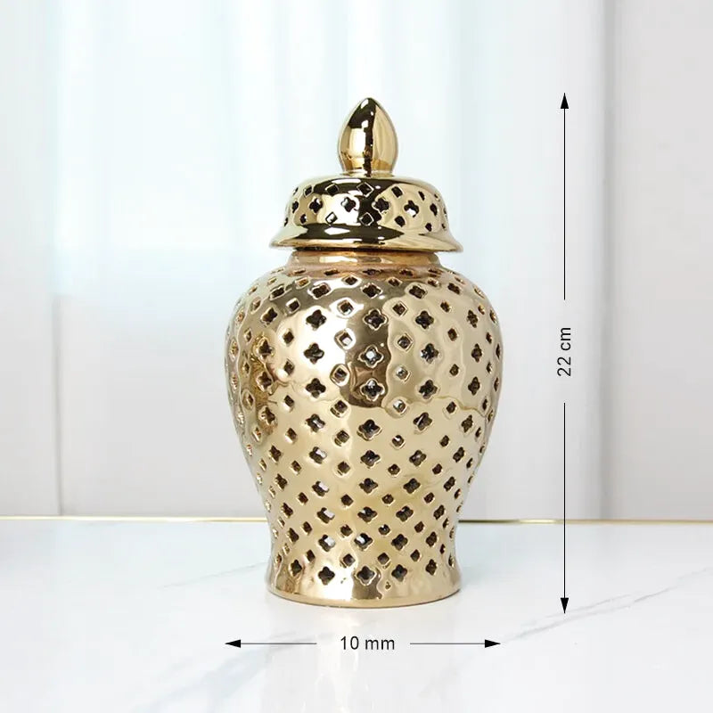 Vase à Fleurs en Céramique | Design Sculpté et Évidé - Maison Vase