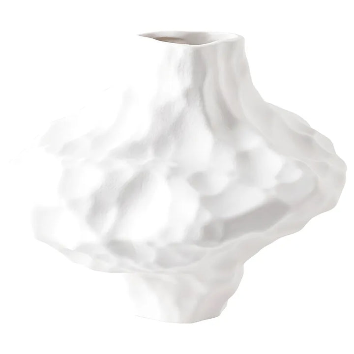 Vase à Fleurs en Céramique Moderne et Décoratif | Design Géométrique Mat - Maison Vase
