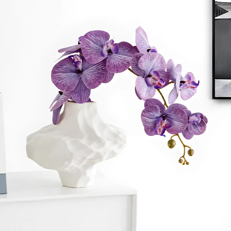 Vase à Fleurs en Céramique Moderne et Décoratif | Design Géométrique Mat - Maison Vase