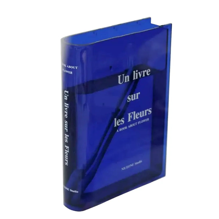 Vase à Fleurs en Forme de Livre Transparent | Design Moderne en Acrylique - Maison Vase
