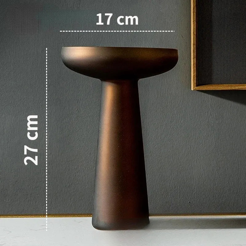Vase à Fleurs en Verre Dépoli | Scandinave et Minimaliste - Maison Vase