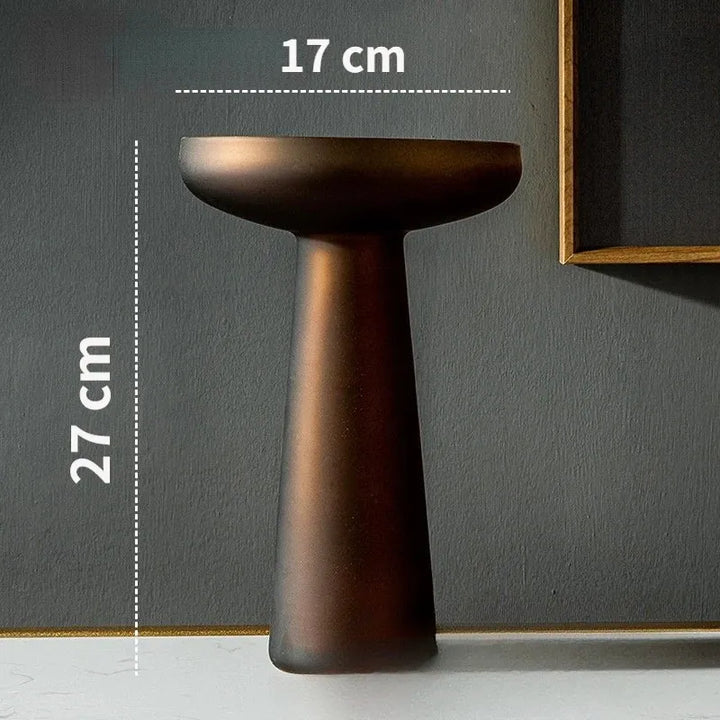 Vase à Fleurs en Verre Dépoli | Scandinave et Minimaliste - Maison Vase