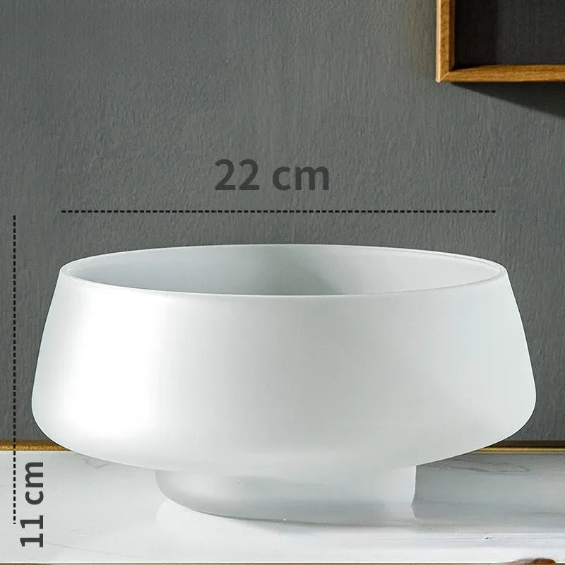 Vase à Fleurs en Verre Dépoli | Scandinave et Minimaliste - Maison Vase