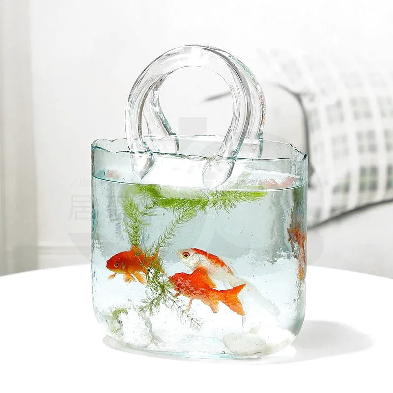 Vase à Fleurs en Verre Scandinave | Design Élégant, Décoratif et Original - Maison Vase