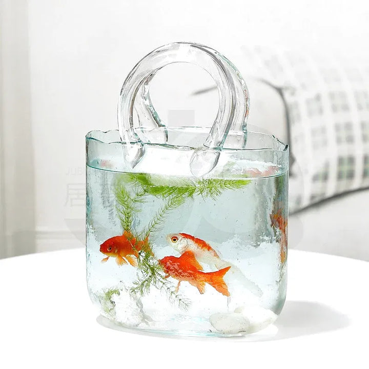 Vase à Fleurs en Verre Scandinave | Design Élégant, Décoratif et Original - Maison Vase