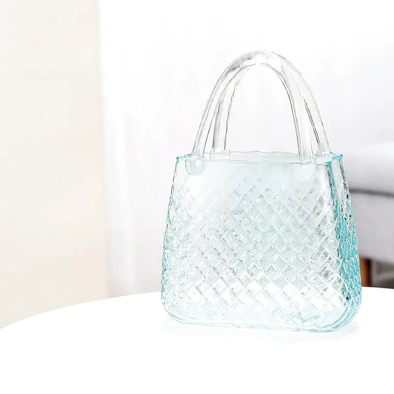 Vase à Fleurs en Verre Scandinave | Design Élégant, Décoratif et Original - Maison Vase