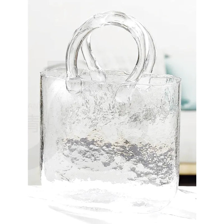 Vase à Fleurs en Verre Scandinave | Design Élégant, Décoratif et Original - Maison Vase