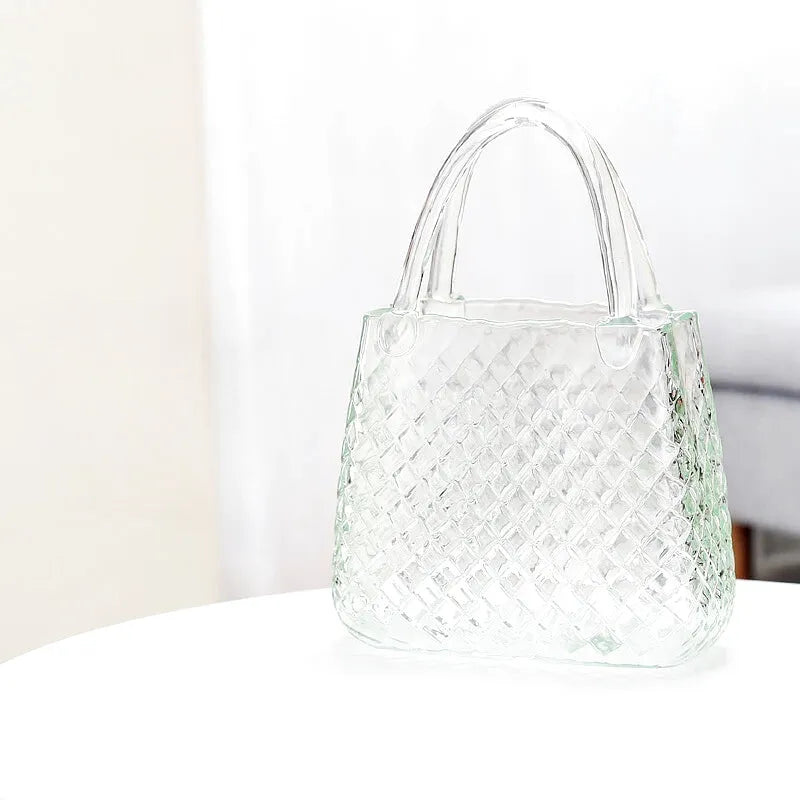 Vase à Fleurs en Verre Scandinave | Design Élégant, Décoratif et Original - Maison Vase