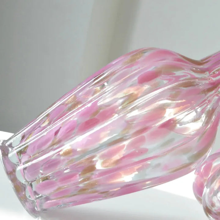 Vase à Fleurs en Verre Soufflé | Élégance Luxueuse & Raffinée - Maison Vase