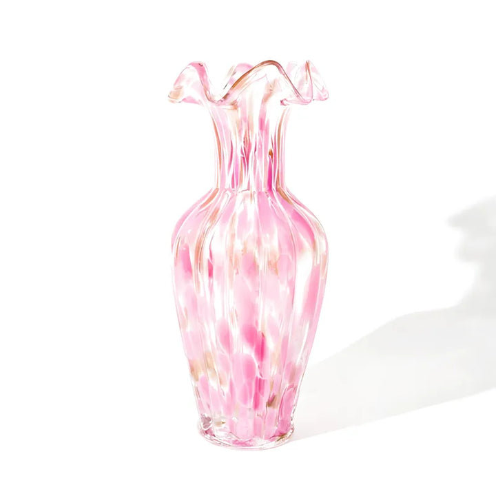 Vase à Fleurs en Verre Soufflé | Élégance Luxueuse & Raffinée - Maison Vase