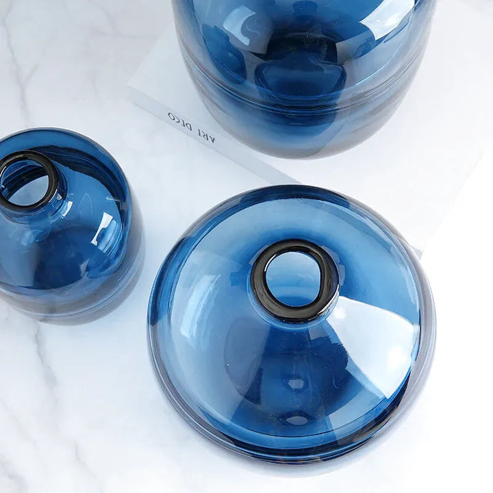 Vase à Fleurs en Verre Transparent | Design Moderne et Élégant - Maison Vase
