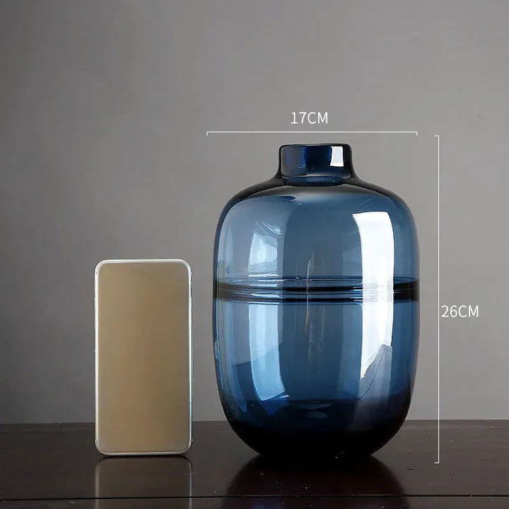 Vase à Fleurs en Verre Transparent | Design Moderne et Élégant - Maison Vase
