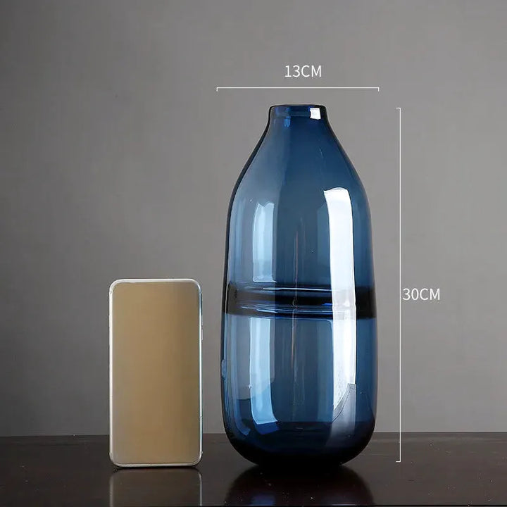 Vase à Fleurs en Verre Transparent | Design Moderne et Élégant - Maison Vase