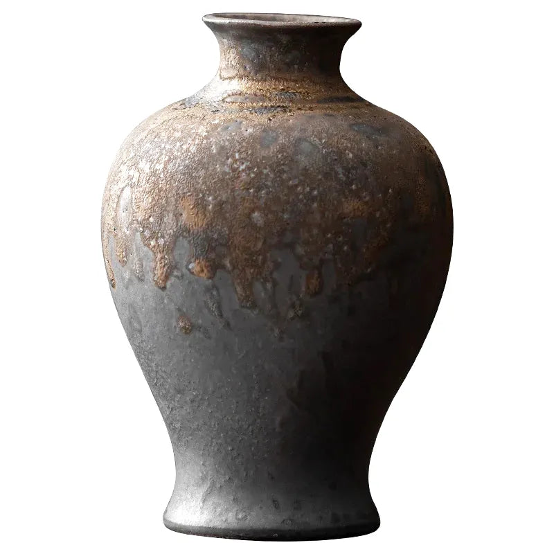 Vase à Fleurs Grec Vintage Décoratif en Céramique - Maison Vase