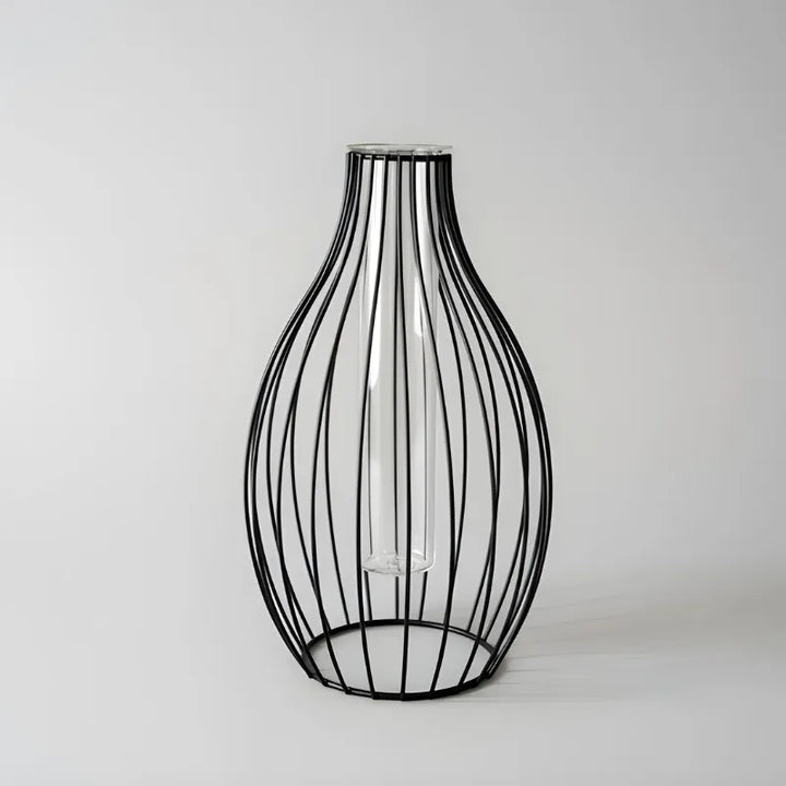 Vase à Fleurs Hydroponique Géométrique | Décoration Scandinave Élégante - Maison Vase
