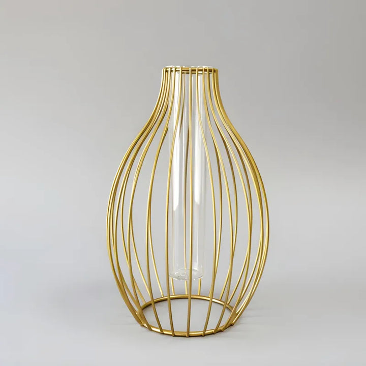 Vase à Fleurs Hydroponique Géométrique | Décoration Scandinave Élégante - Maison Vase