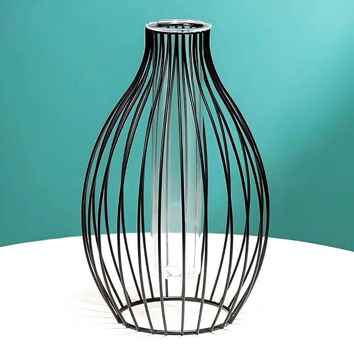 Vase à Fleurs Hydroponique Géométrique | Décoration Scandinave Élégante - Maison Vase