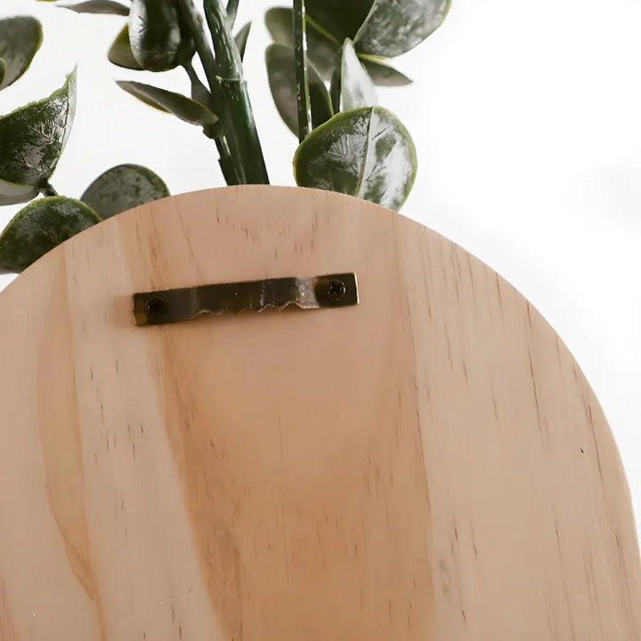 Vase à Fleurs Mural Arqué en Bois Sculpté | Design Boho Moderne et Décoratif - Maison Vase