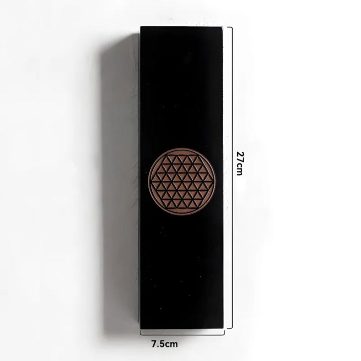 Vase à Fleurs Mural Bohème en Bois Noir | Design Minimaliste - Maison Vase