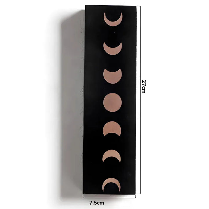 Vase à Fleurs Mural Bohème en Bois Noir | Design Minimaliste - Maison Vase