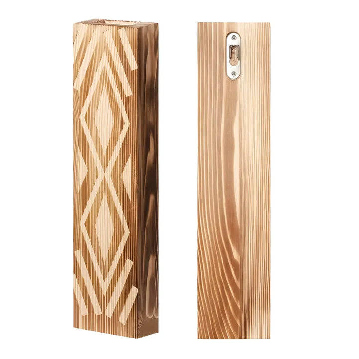 Vase à fleurs Murale Suspendu en Bois Naturel | Style Minimaliste et Décoratif - Maison Vase