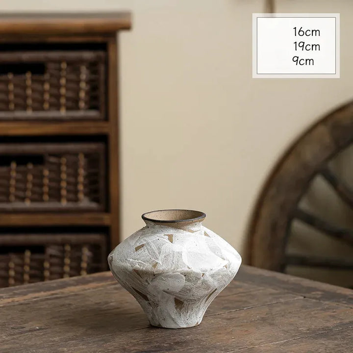 Vase Artistique en Céramique Décoratif Minimaliste Wabi-Sabi | Style Japonais - Maison Vase