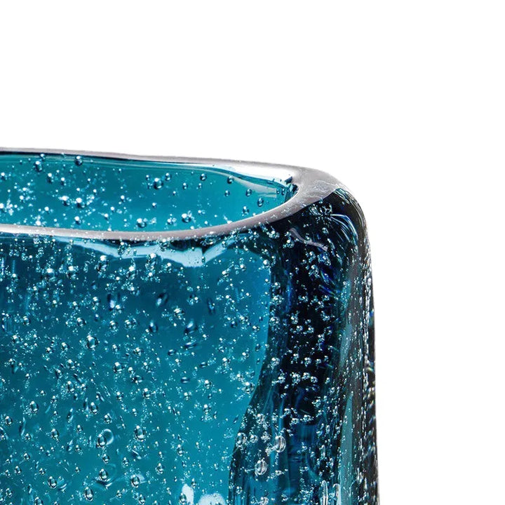 Vase Bellavetro Bleu | Élégance Géométrique en Verre - Maison Vase