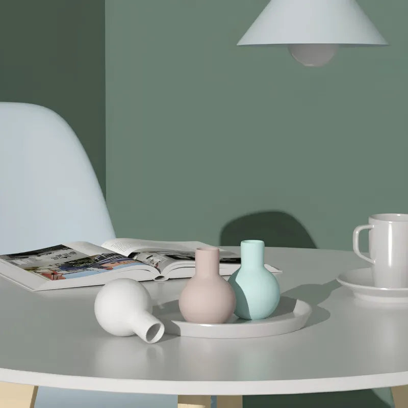 Vase Céramique Nordique | Décoration Minimaliste Format Mini - Maison Vase