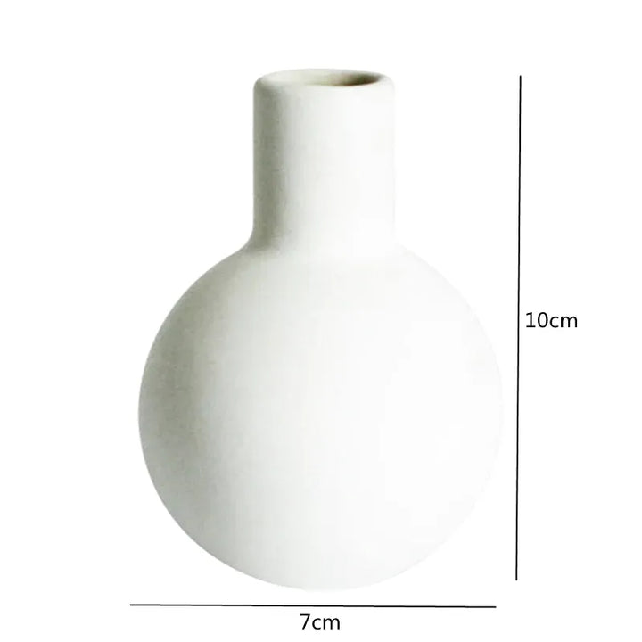 Vase Céramique Nordique | Décoration Minimaliste Format Mini - Maison Vase