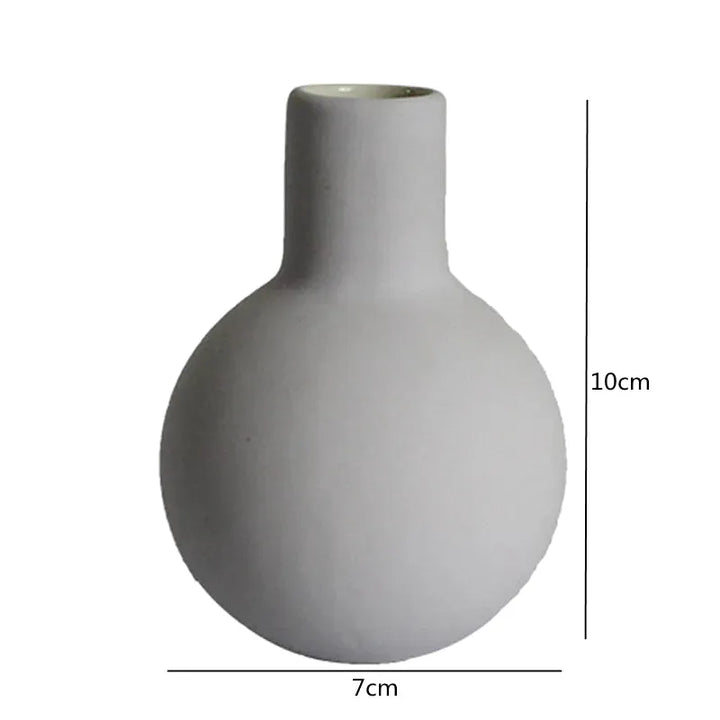 Vase Céramique Nordique | Décoration Minimaliste Format Mini - Maison Vase