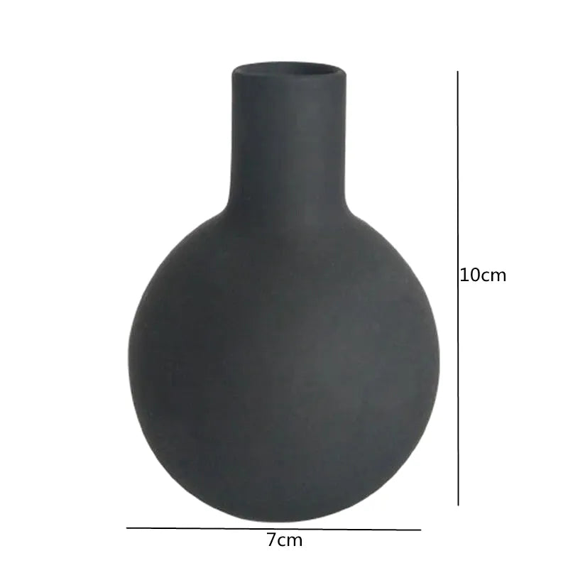 Vase Céramique Nordique | Décoration Minimaliste Format Mini - Maison Vase