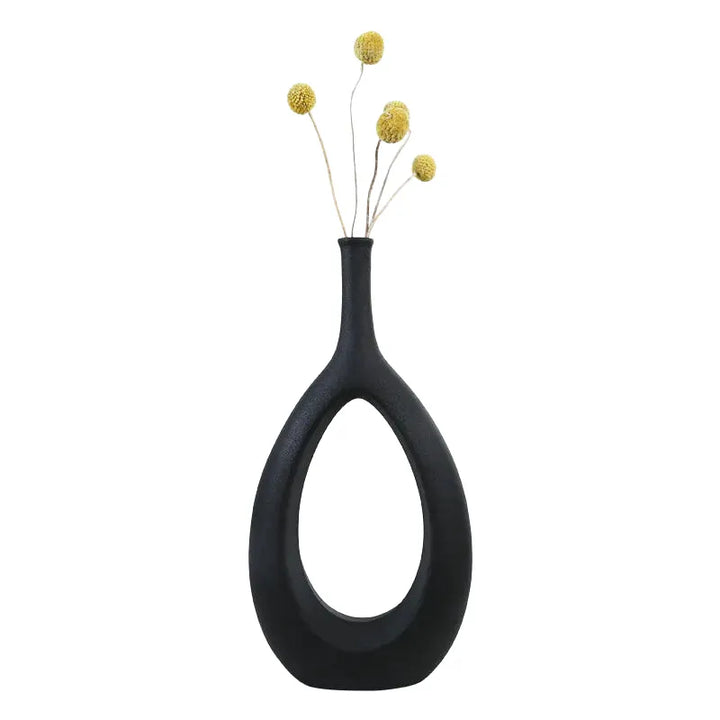 Vase Creux en Céramique | Design Scandinave et Art Moderne - Maison Vase