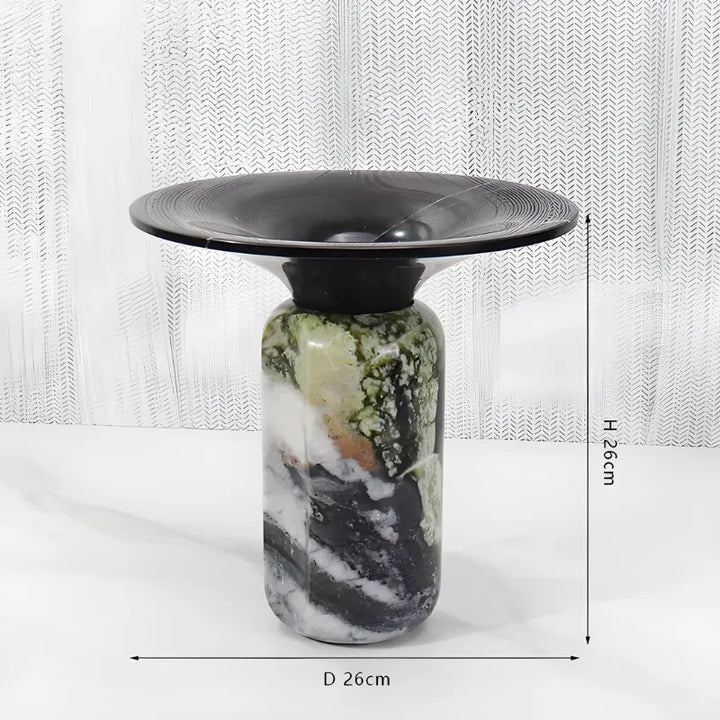 Vase de Luxe en Marbre | Design Ikebana Moderne Haut de Gamme - Maison Vase