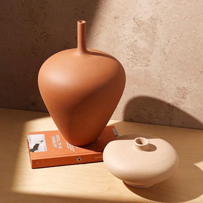 Vase de Table Nordique | Décoration Zen en Céramique | Solena - Maison Vase
