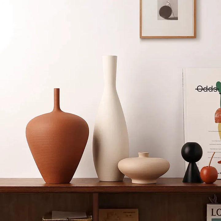 Vase de Table Nordique | Décoration Zen en Céramique | Solena - Maison Vase