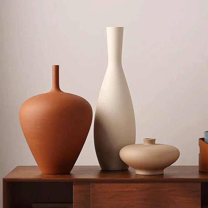 Vase de Table Nordique | Décoration Zen en Céramique | Solena - Maison Vase