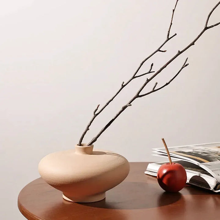 Vase de Table Nordique | Décoration Zen en Céramique | Solena - Maison Vase