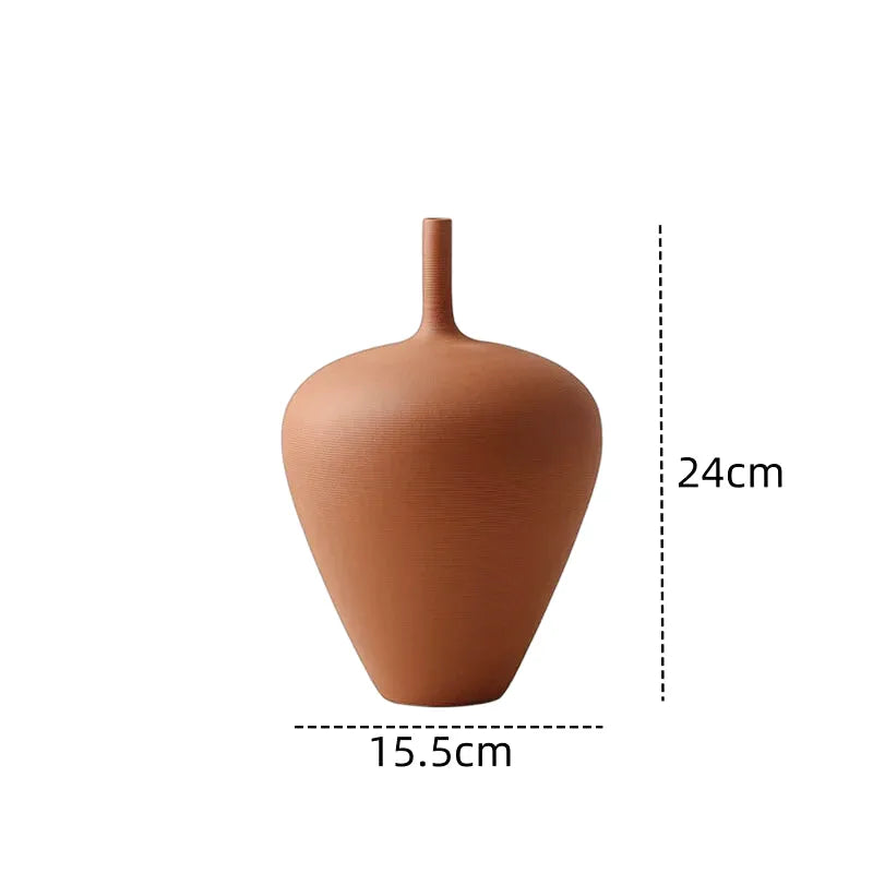 Vase de Table Nordique | Décoration Zen en Céramique | Solena - Maison Vase