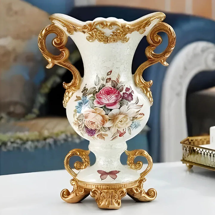 Vase Décoratif Européen En Résine Luxueux - Maison Vase