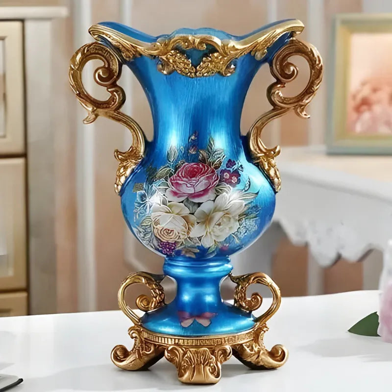Vase Décoratif Européen En Résine Luxueux - Maison Vase