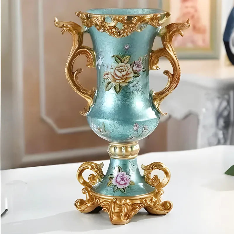 Vase Décoratif Européen En Résine Luxueux - Maison Vase