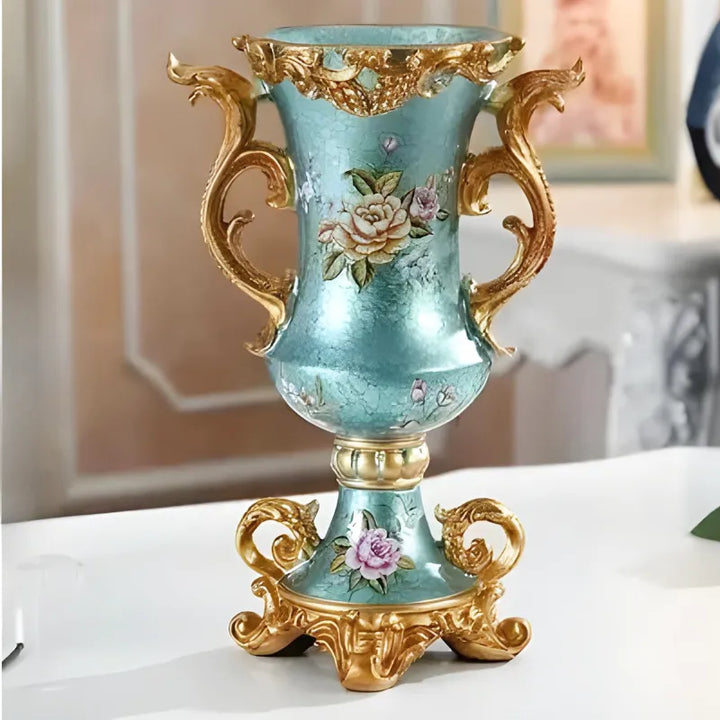 Vase Décoratif Européen En Résine Luxueux - Maison Vase