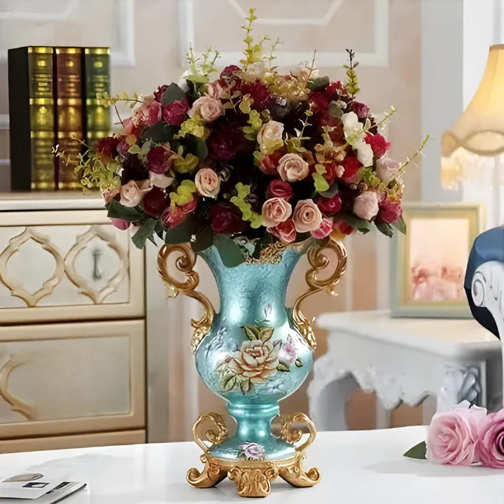 Vase Décoratif Européen En Résine Luxueux - Maison Vase
