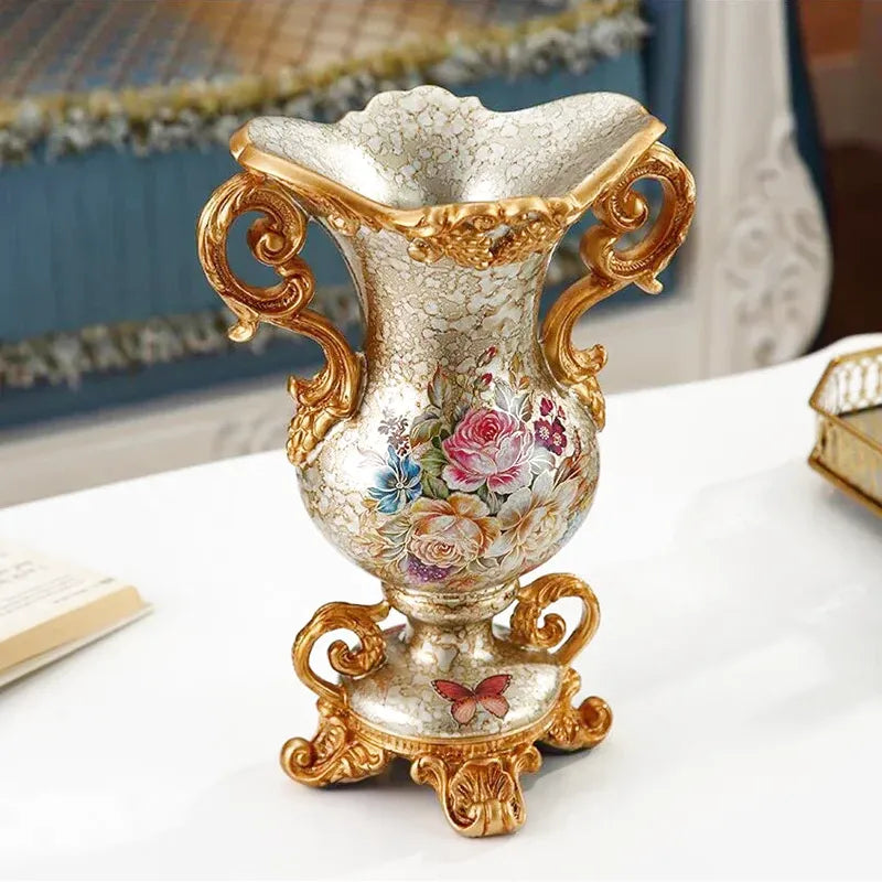 Vase Décoratif Européen En Résine Luxueux - Maison Vase