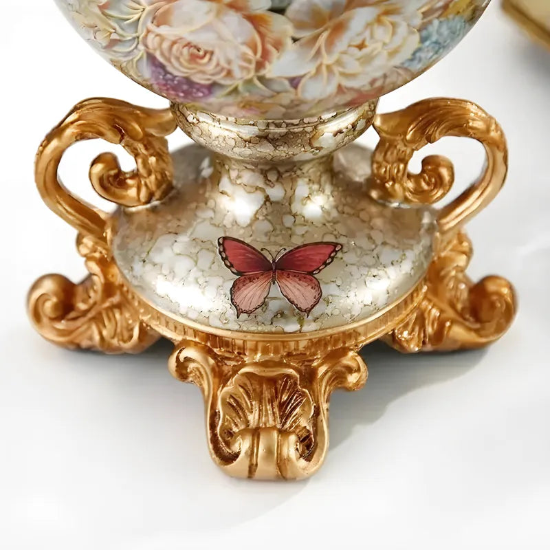 Vase Décoratif Européen En Résine Luxueux - Maison Vase