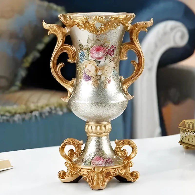 Vase Décoratif Européen En Résine Luxueux - Maison Vase